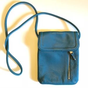 Tignanello Turquoise Crossbody Purse